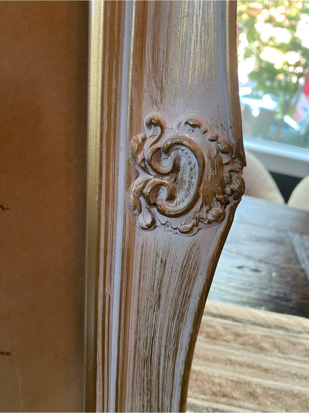 Vintage Hollywood Regency Picture Frame – Ornate Rococo Gold Gesso